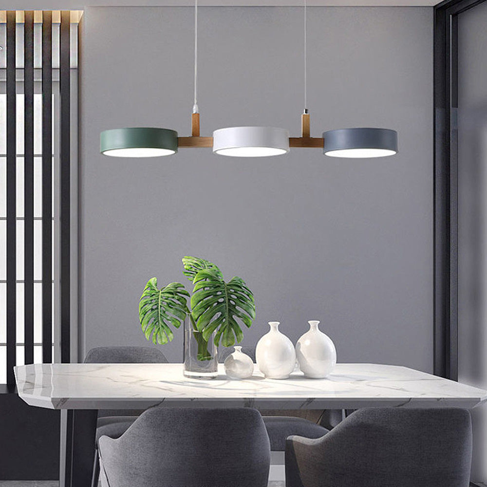 Aurora Cylinder Linear Pendant Light