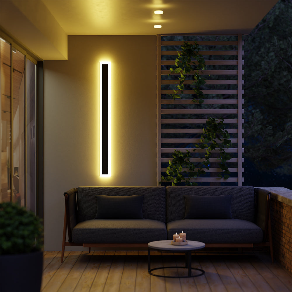 Atlas Waterfall Linear Outdoor Wall Light