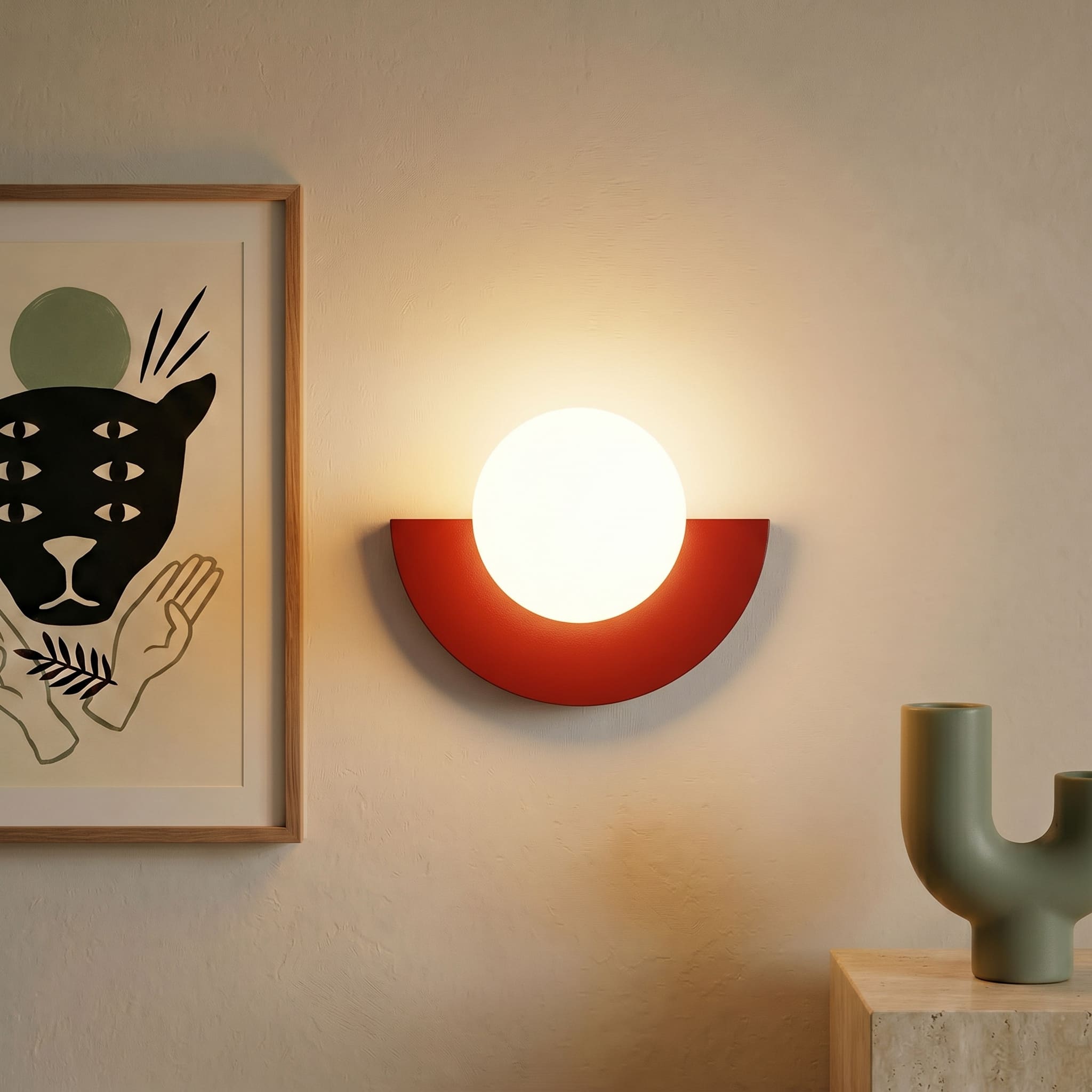 Wren Semicircle LED Wall Sconce