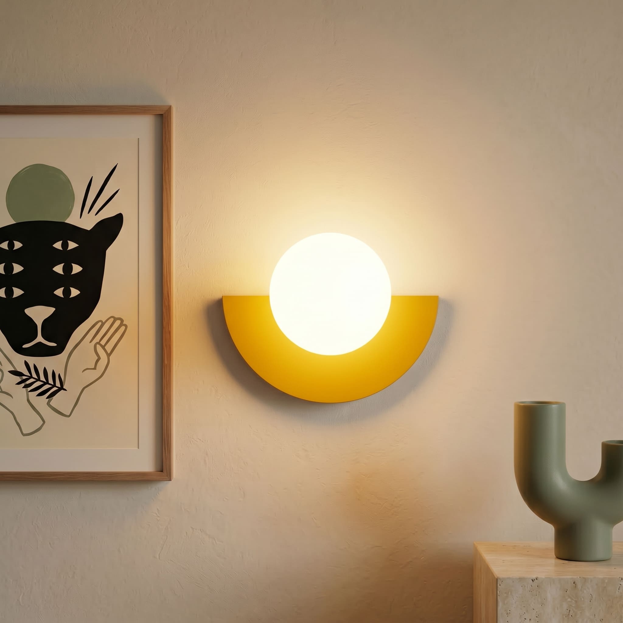 Wren Semicircle LED Wall Sconce