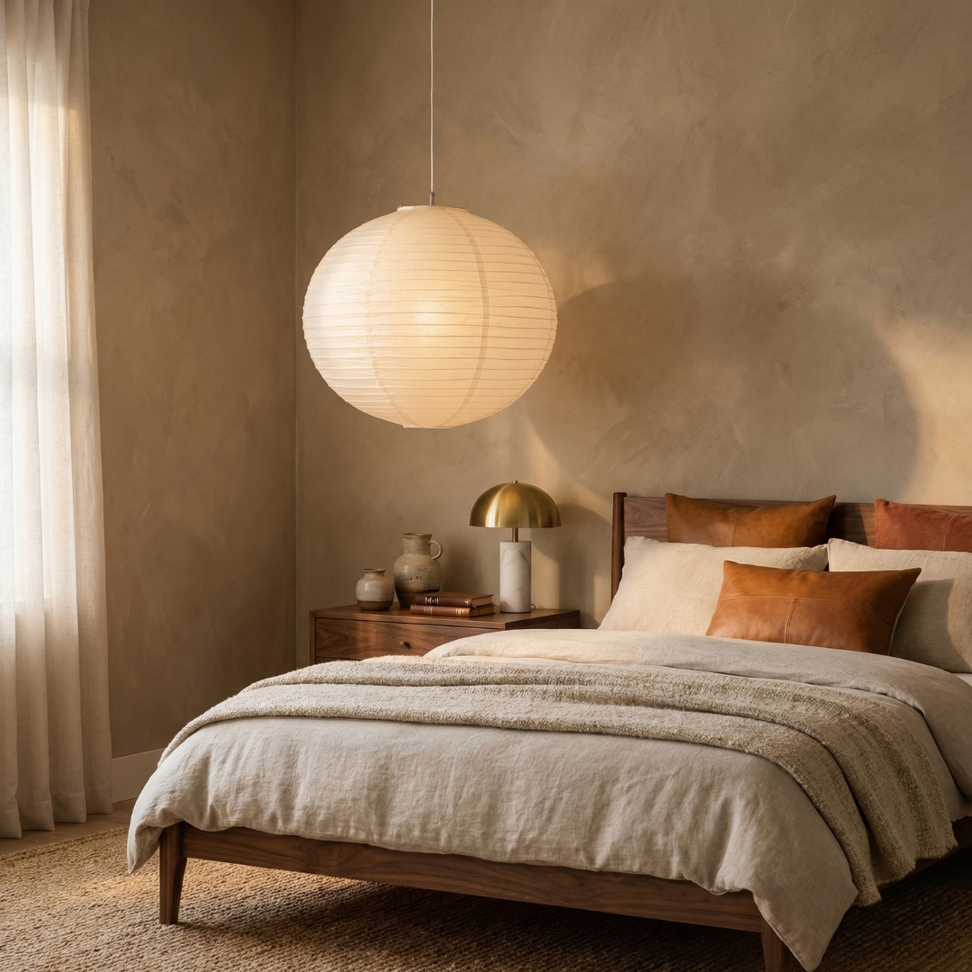 Aurora Cotton Paper Pendant Light