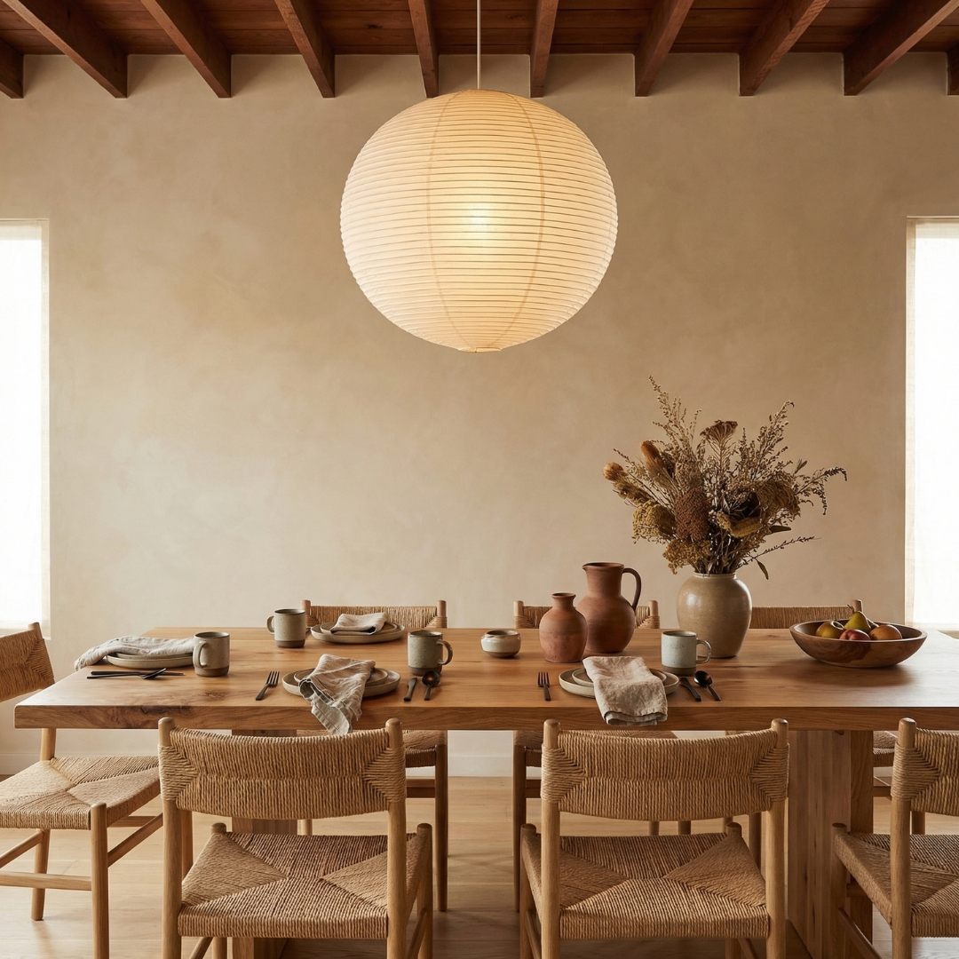 Aurora Cotton Paper Pendant Light