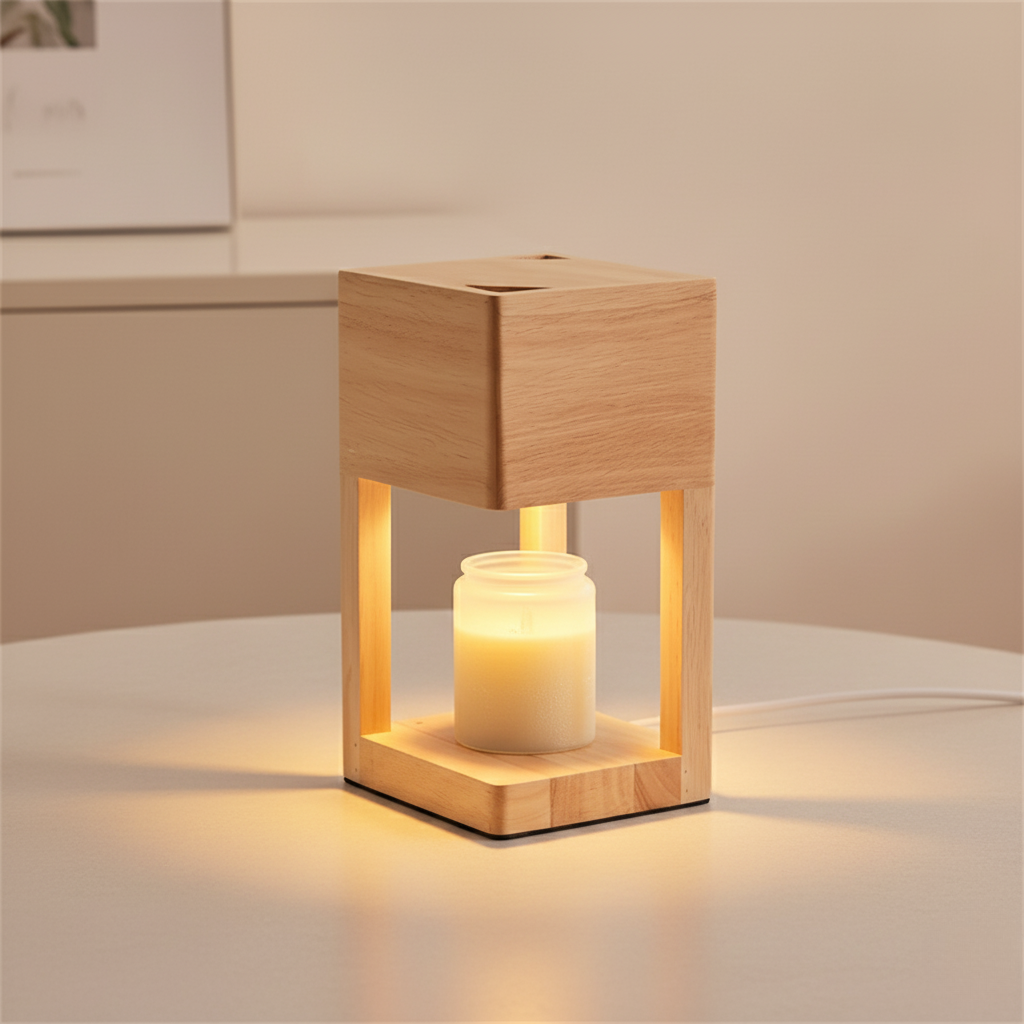 Halo Scandi Candle Warmer Table Lamp