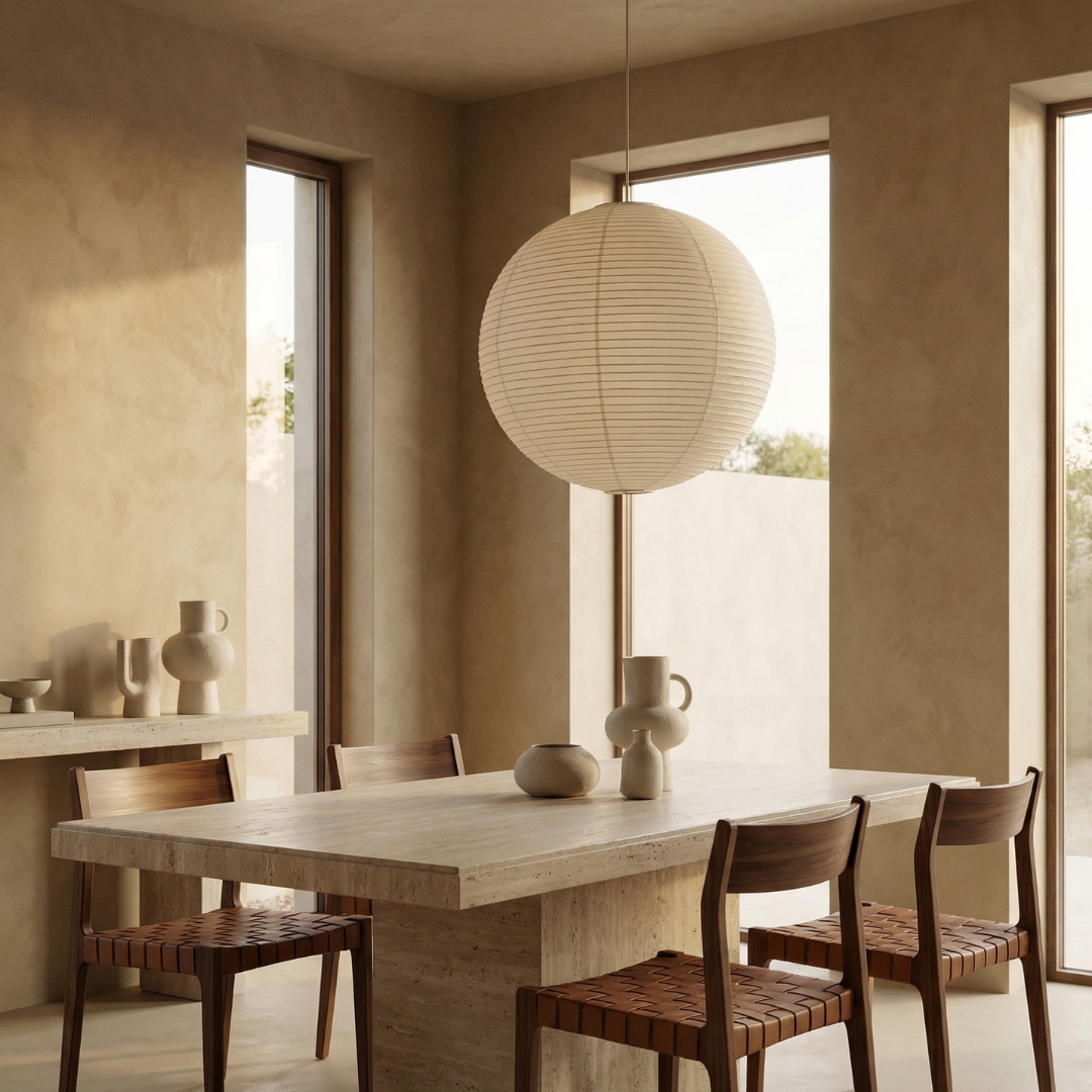 Aurora Cotton Paper Pendant Light