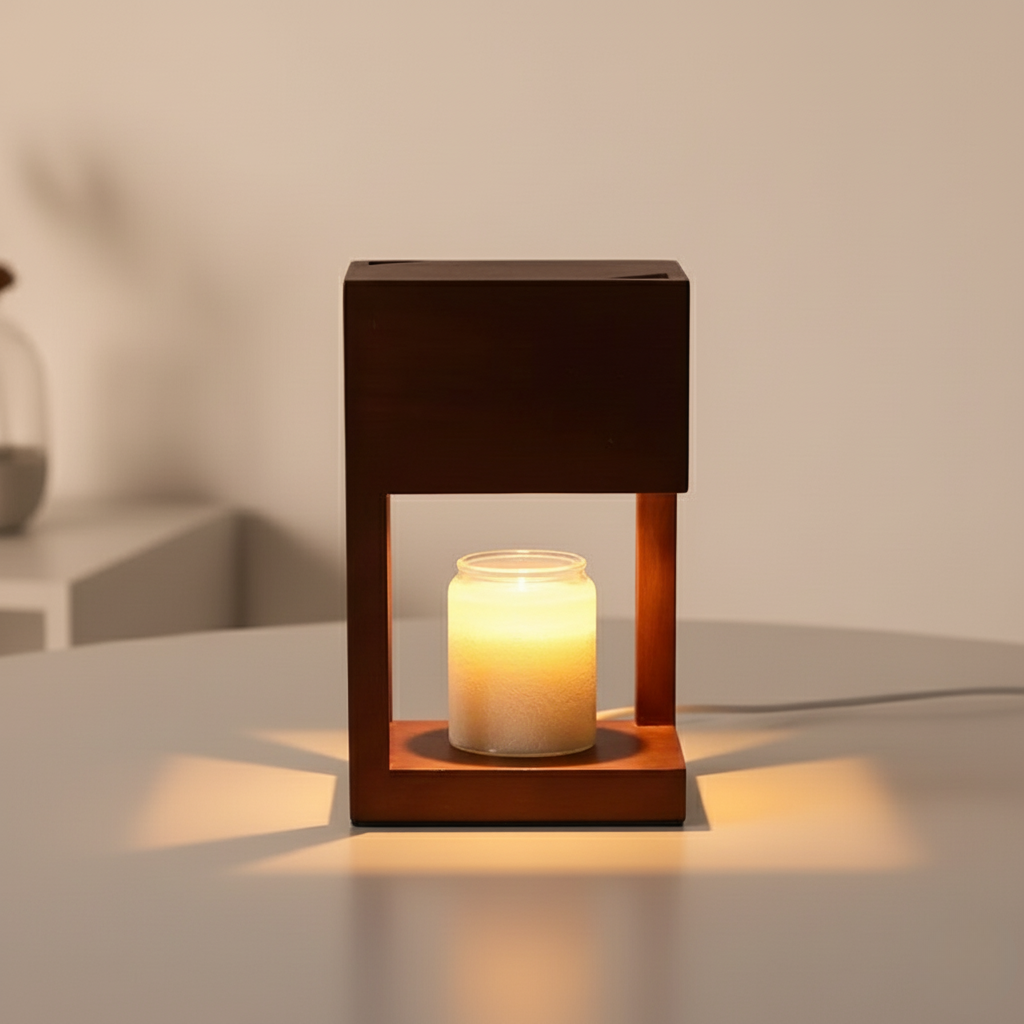 Halo Scandi Candle Warmer Table Lamp