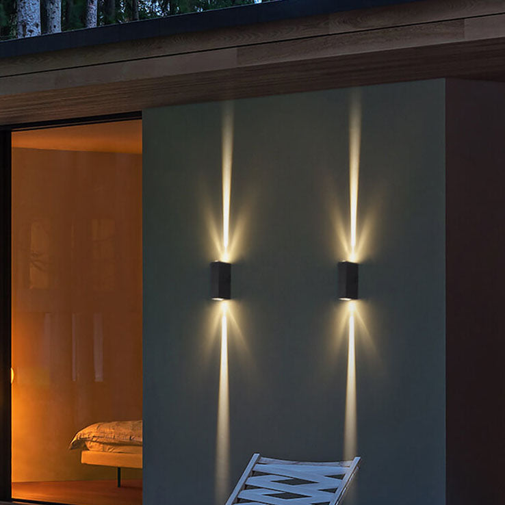 Atlas Rectangle Outdoor Wall Light