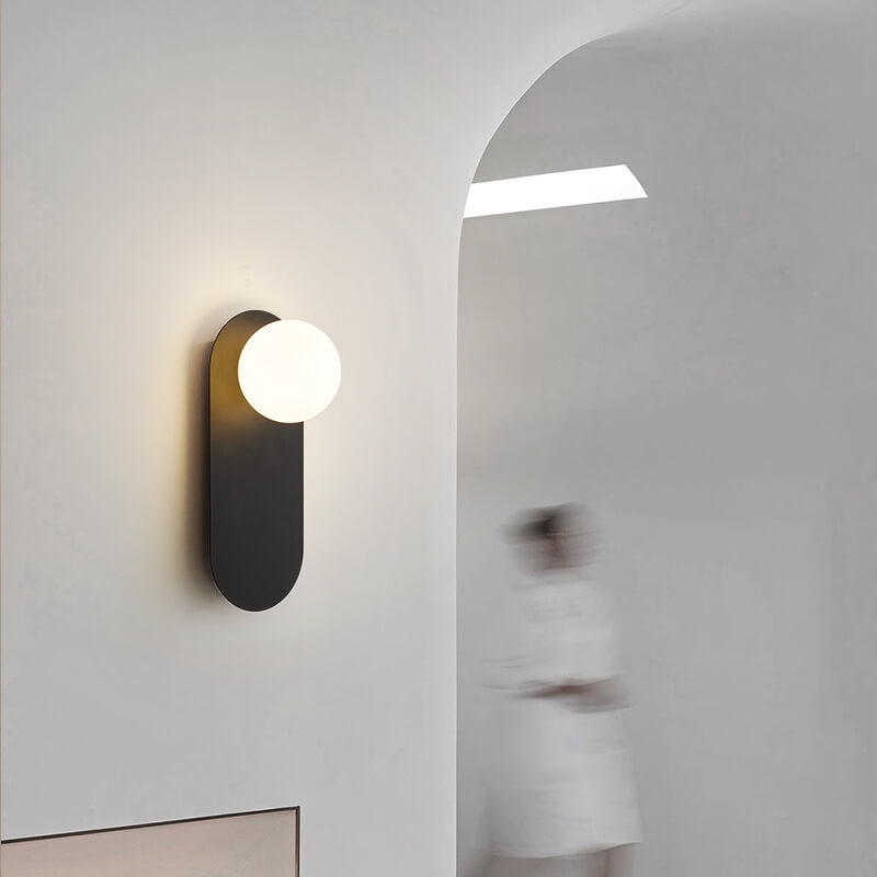 Wren Ring Glass Wall Sconce