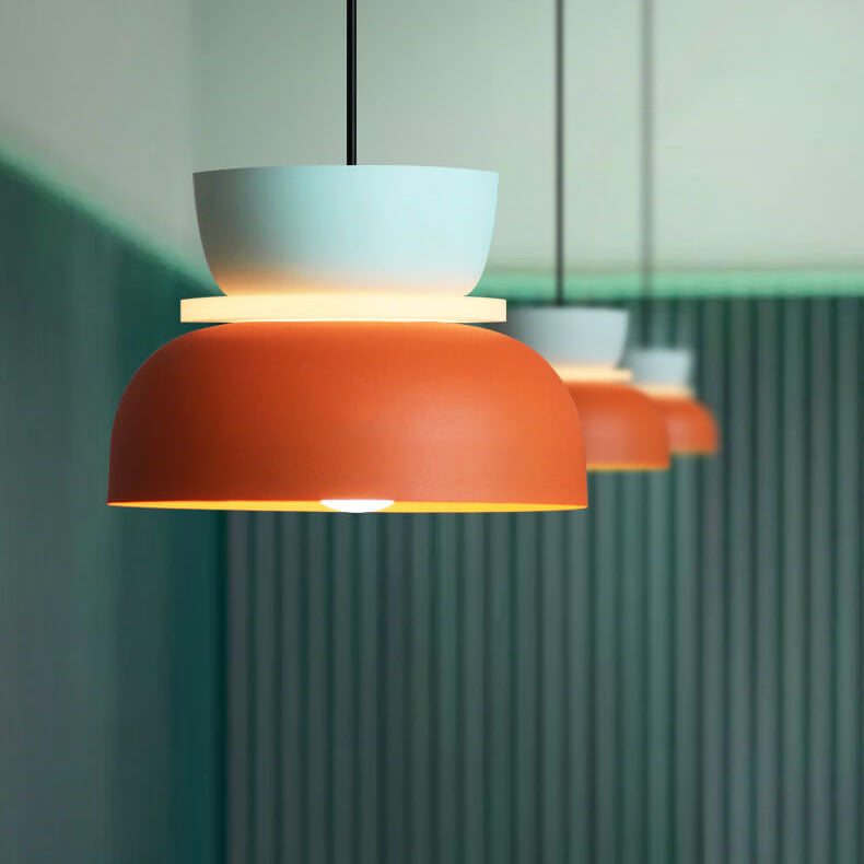 Aurora Macaron Disc Pendant Light
