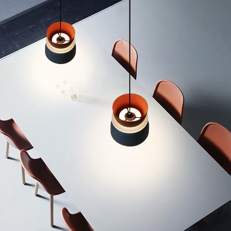 Aurora Macaron Disc Pendant Light
