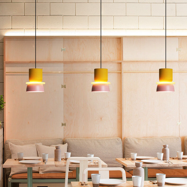 Aurora Macaron Disc Pendant Light