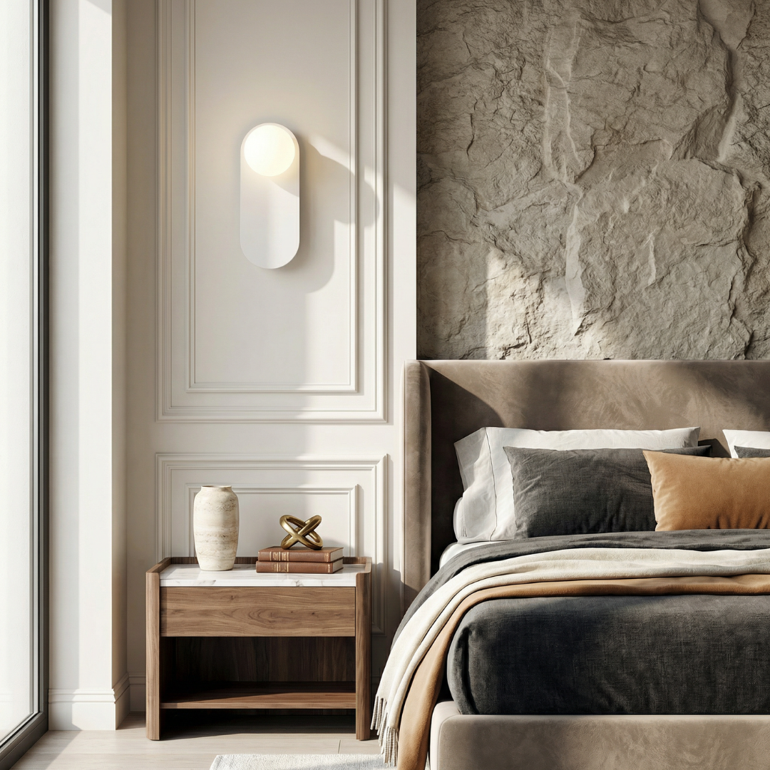 Wren Ring Glass Wall Sconce