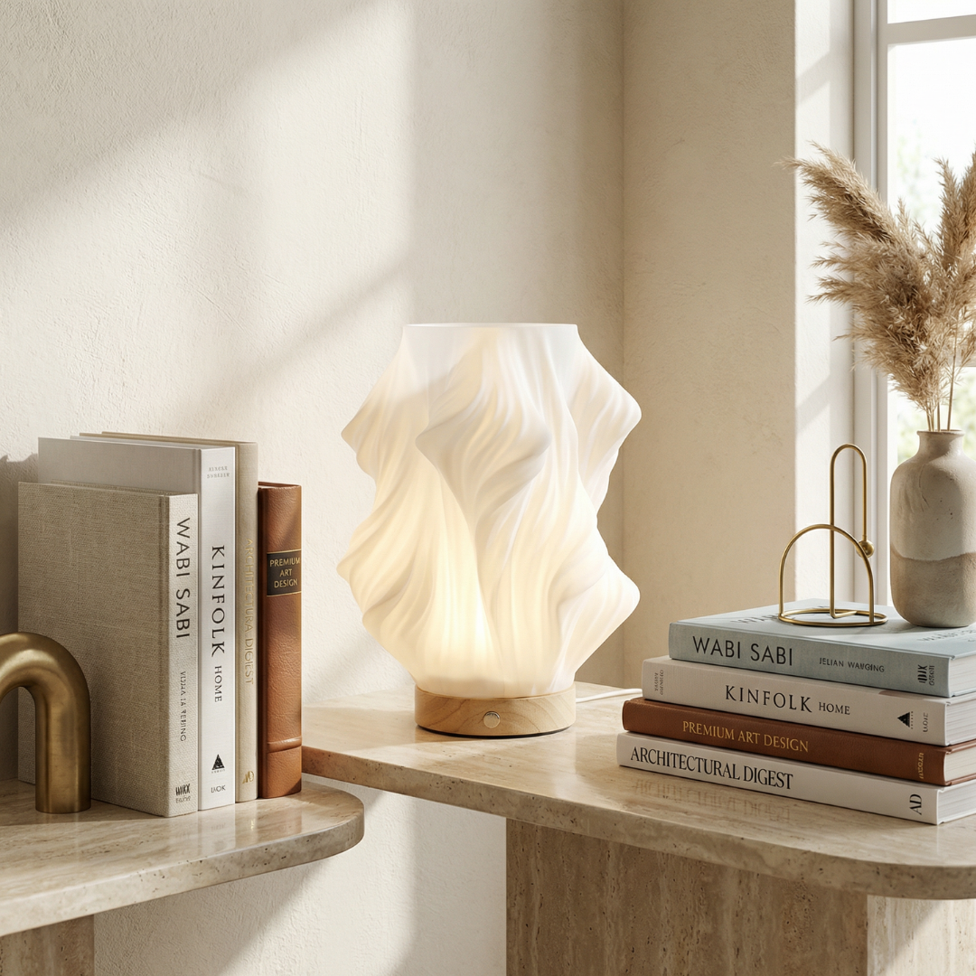 Halo Wavecrest Sculptural Table Lamp