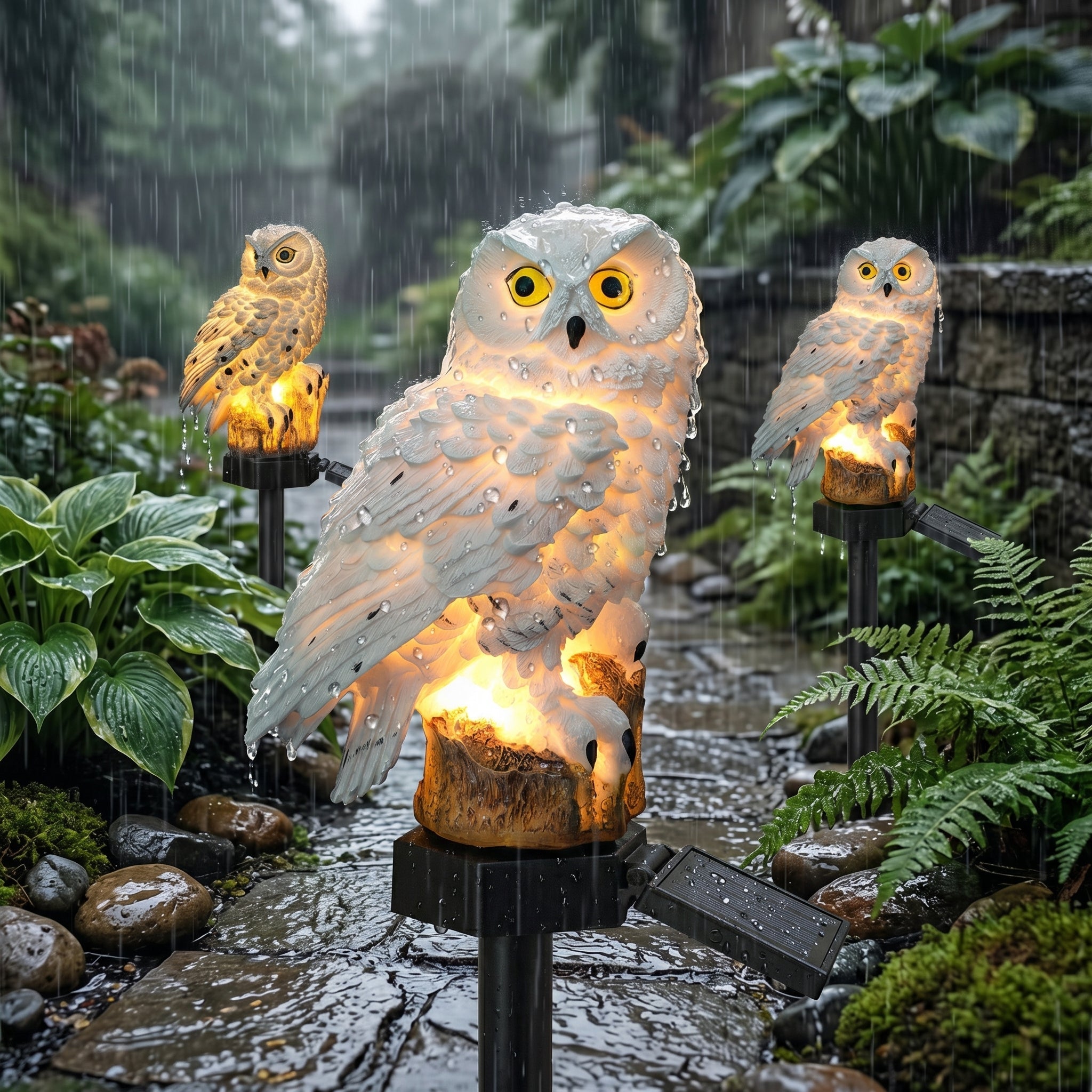 Atlas Owl Solar Pathway Light