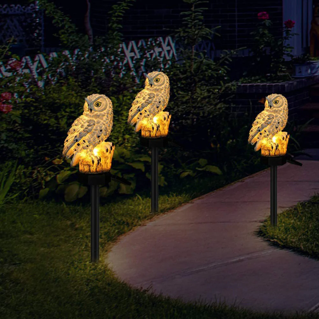 Atlas Owl Solar Pathway Light