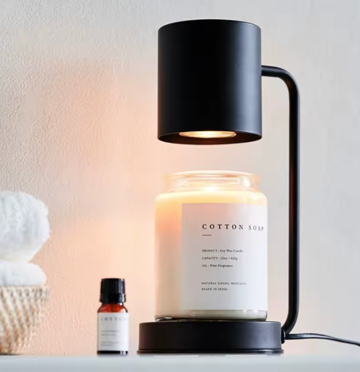Halo Jar Candle Warmer Table Lamp