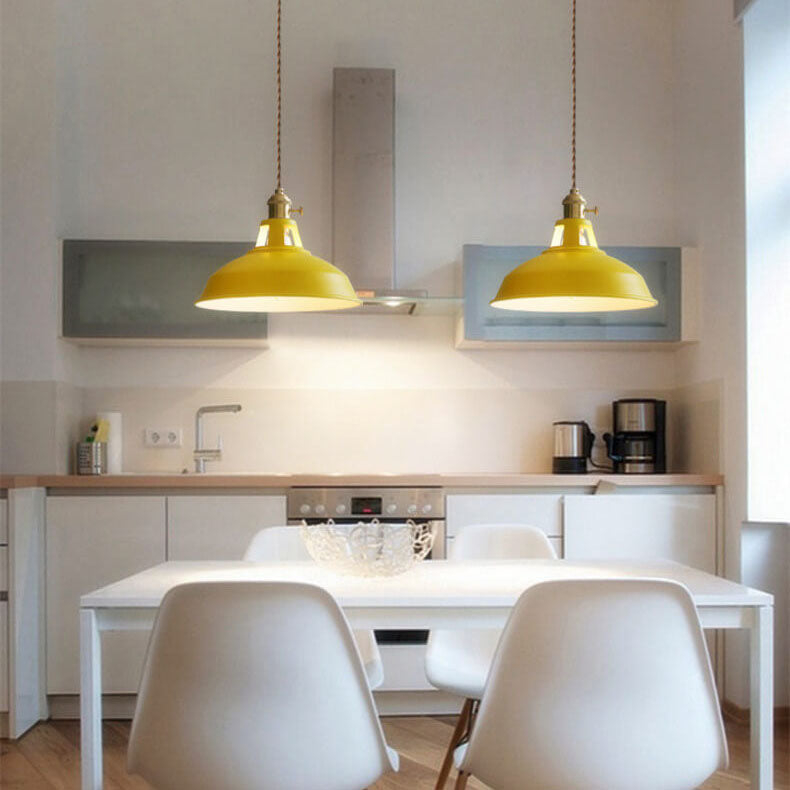 Aurora Colorful Barn Pendant Light