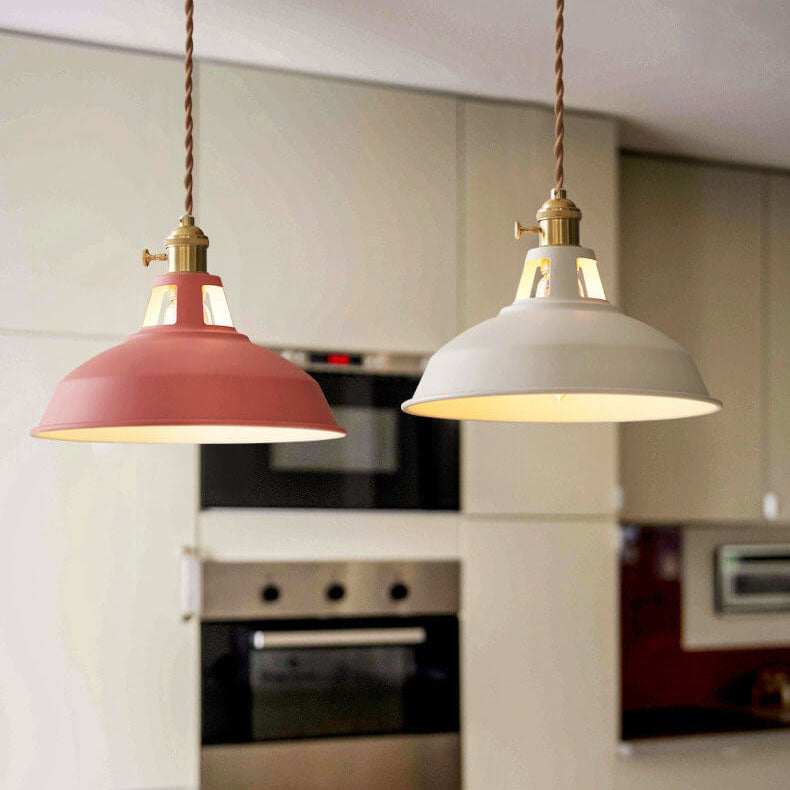 Aurora Colorful Barn Pendant Light