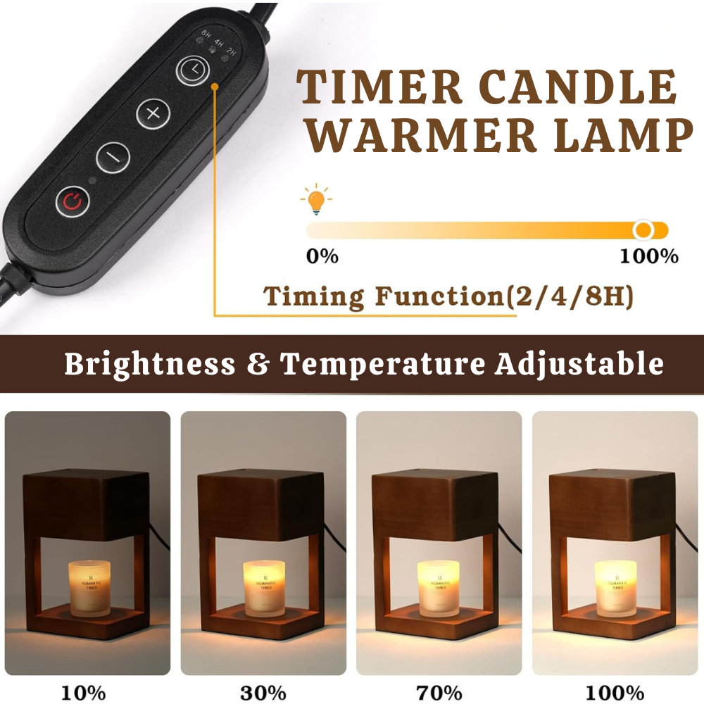 Halo Scandi Candle Warmer Table Lamp