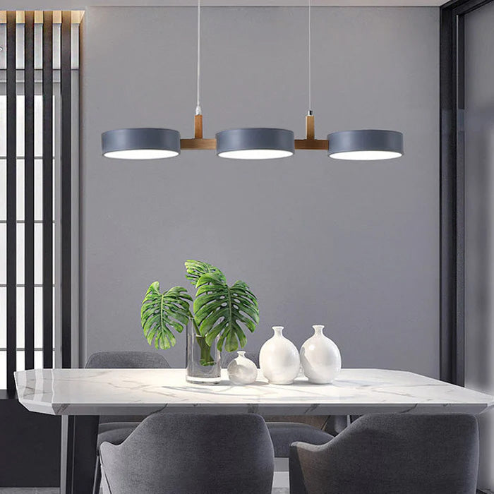 Aurora Cylinder Linear Pendant Light