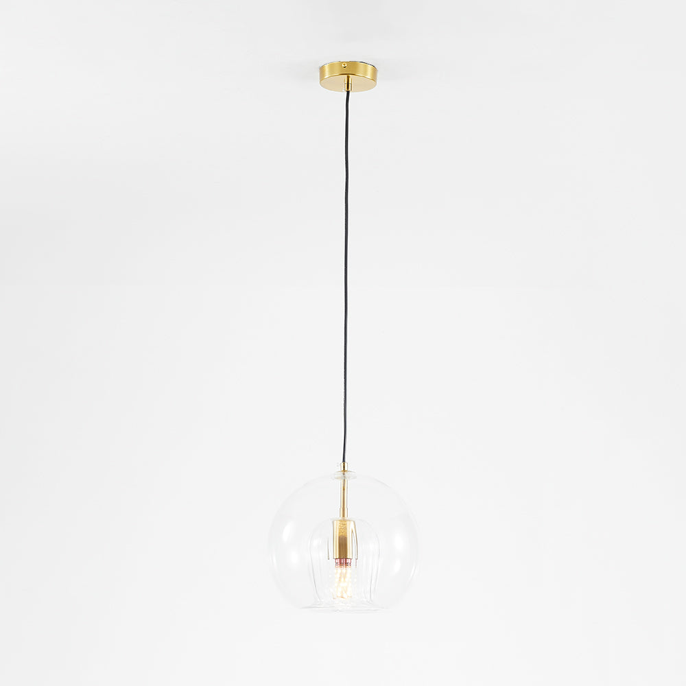 Aurora Glass Globe Pendant Light