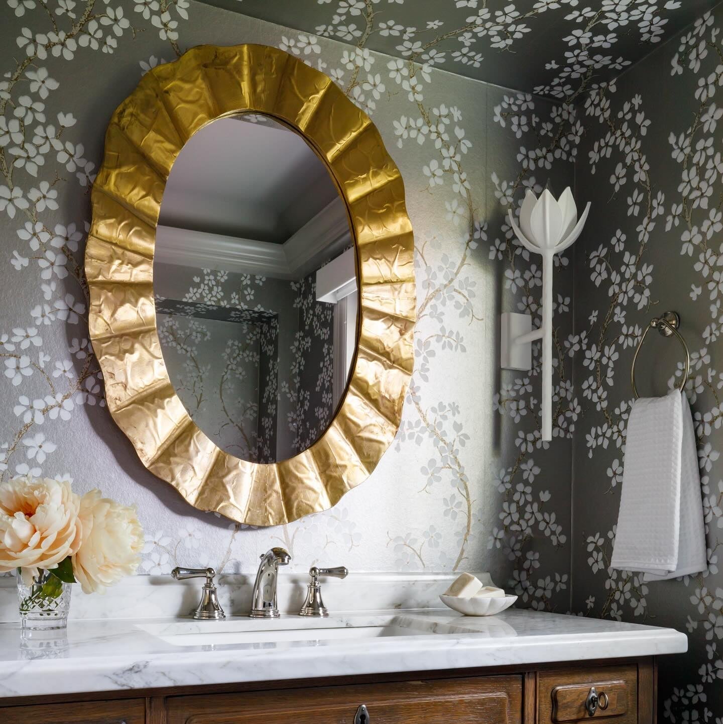 Wren Floral Sculptural Wall Sconce
