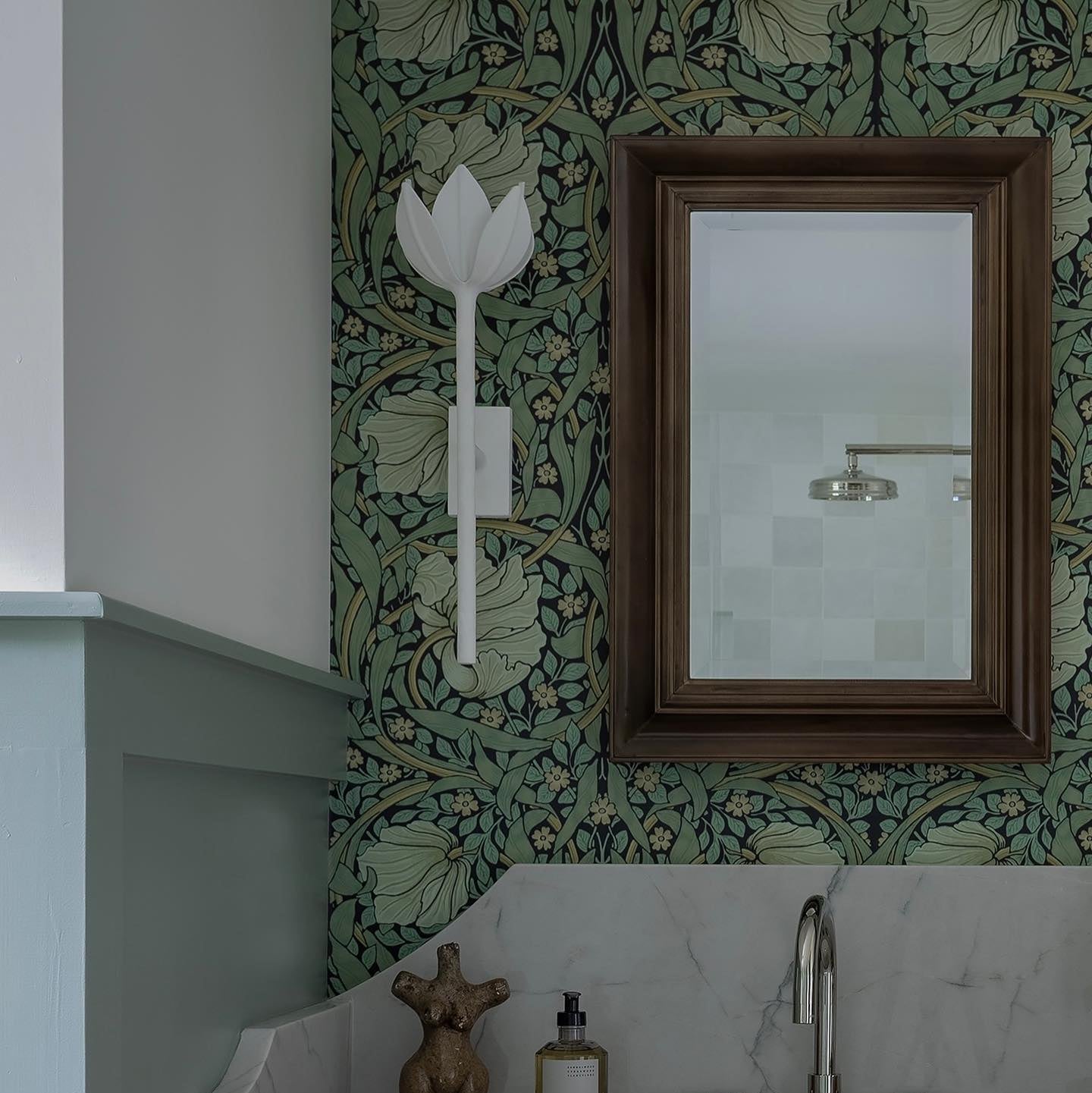 Wren Floral Sculptural Wall Sconce