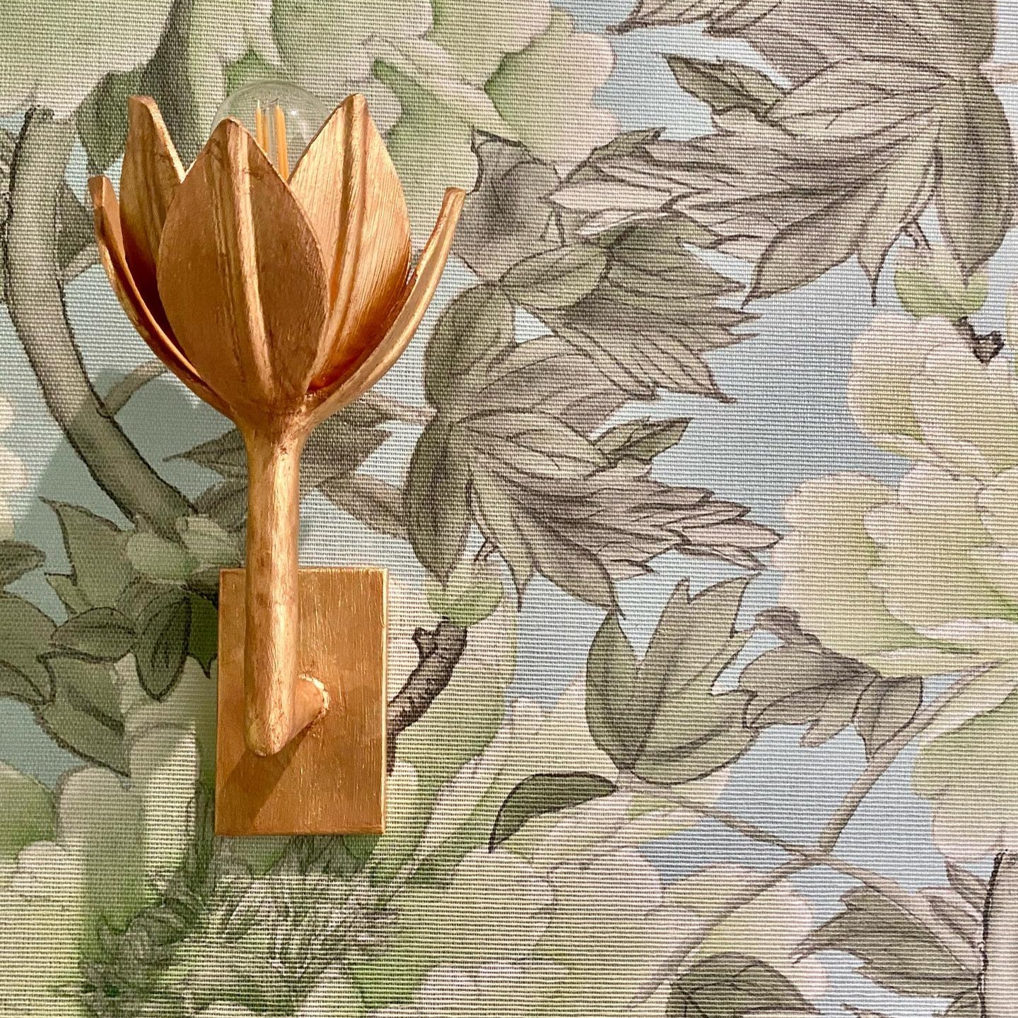 Wren Floral Sculptural Wall Sconce