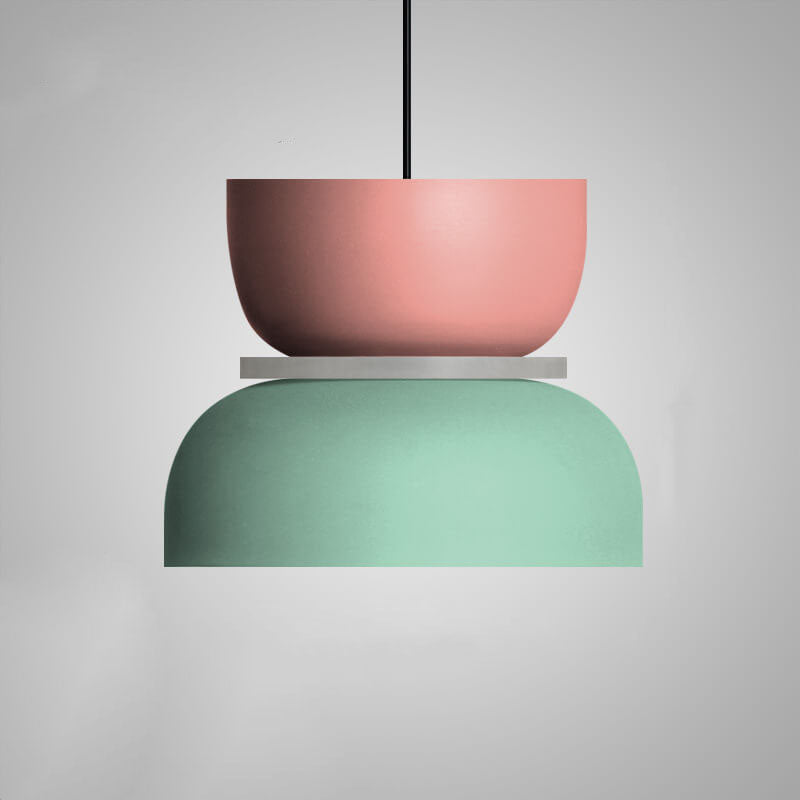Aurora Macaron Disc Pendant Light
