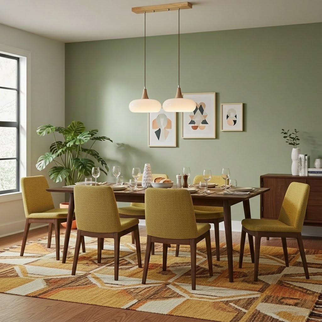 Aurora Japandi Wood Pendant Light