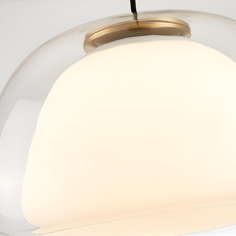 Aurora Milk Glass Jelly Pendant Light