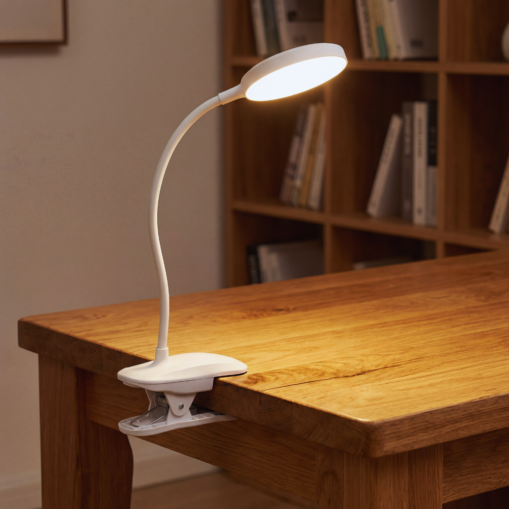 Modern LED Clip On Reading Light