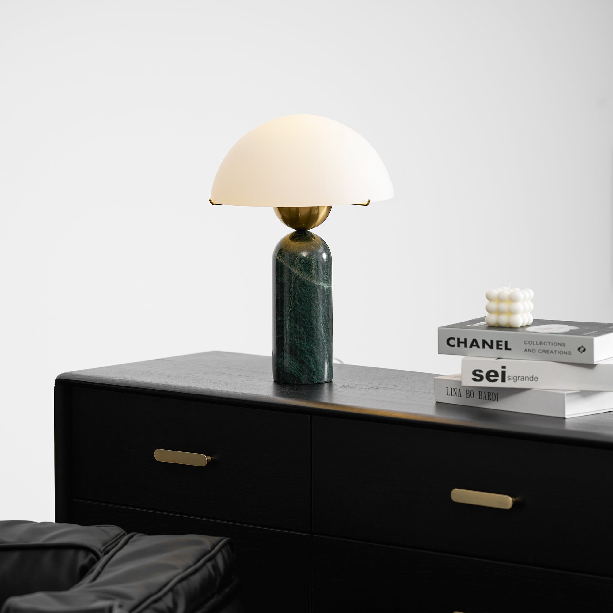 Halo Stone Globe Table Lamp