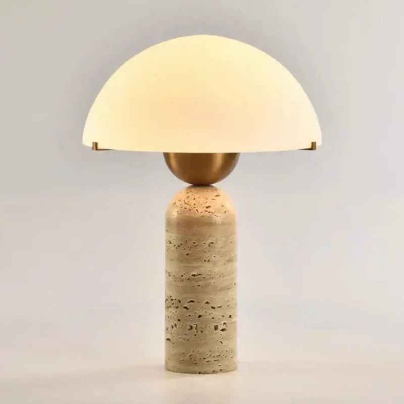 Halo Stone Globe Table Lamp