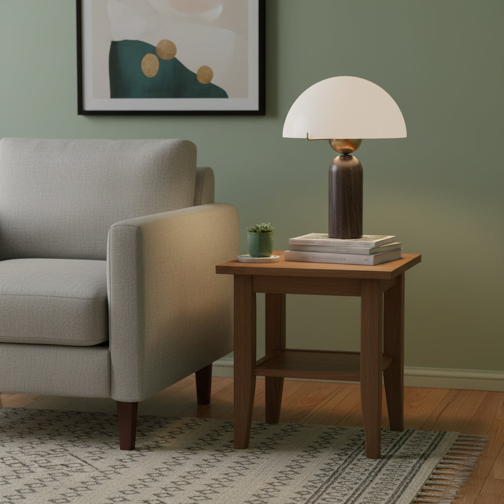 Halo Stone Globe Table Lamp