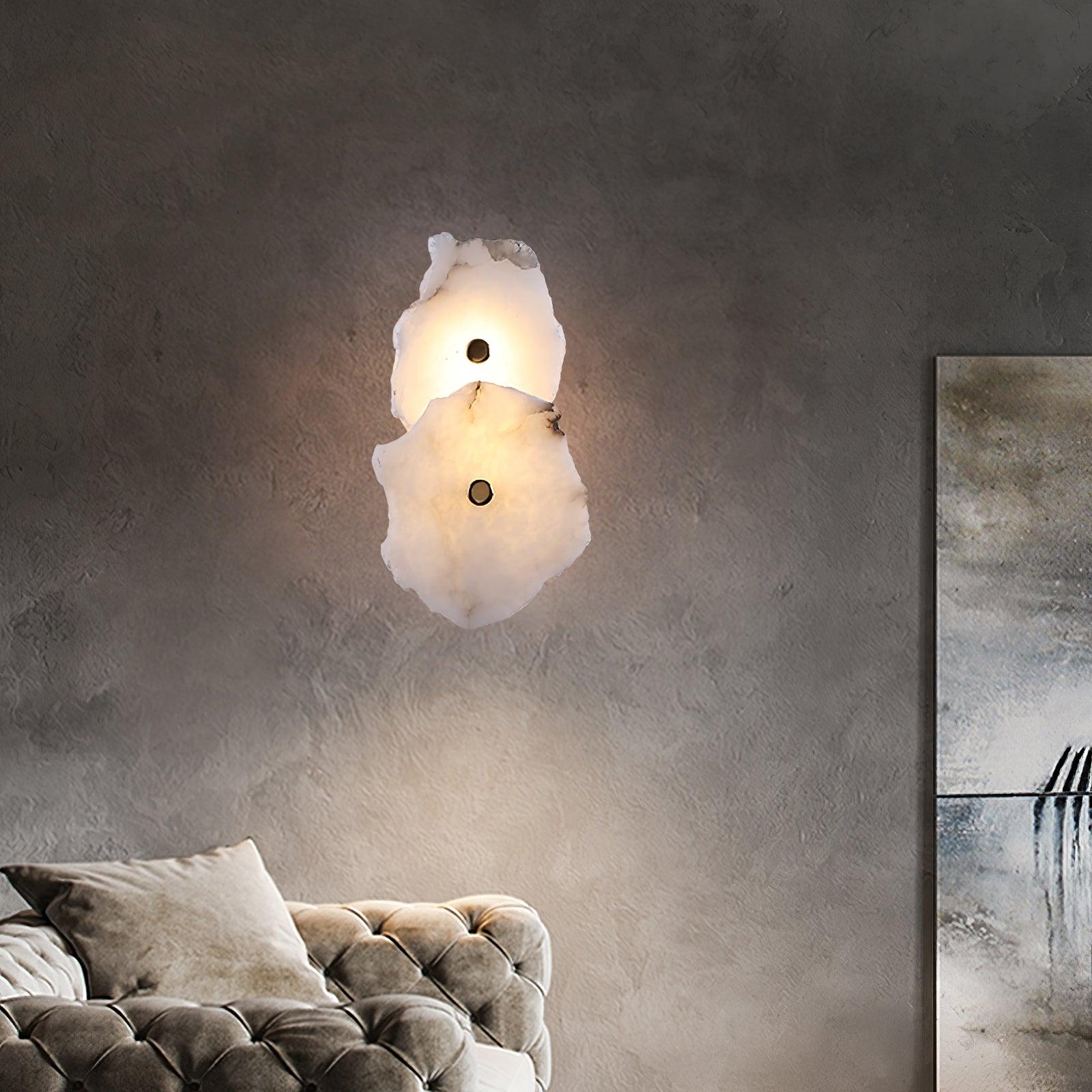 Wren Alabaster Flower Wall Sconce