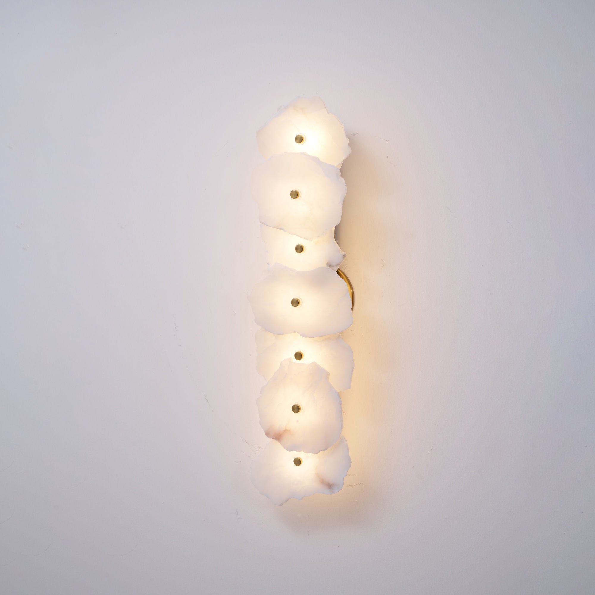 Wren Alabaster Flower Wall Sconce