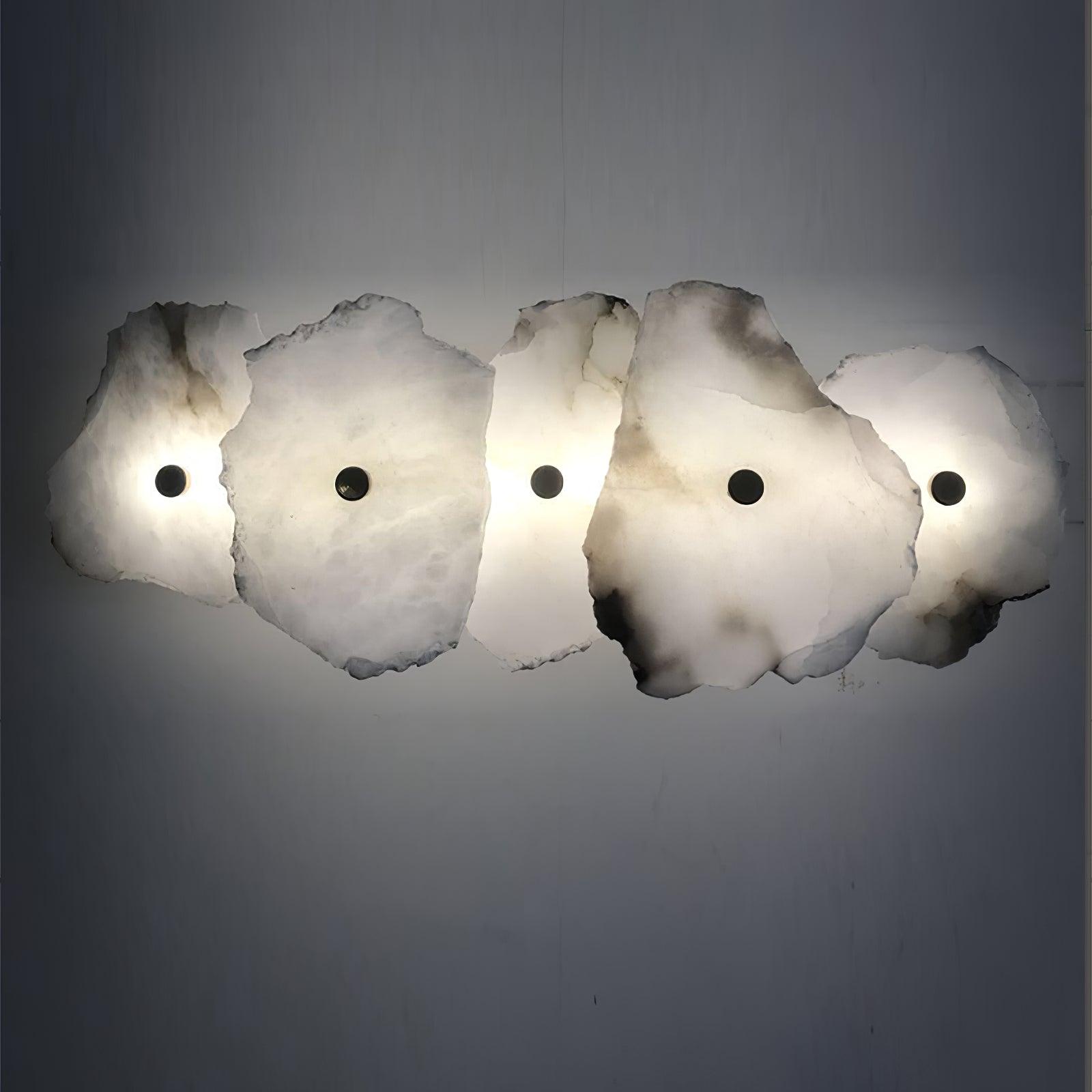 Wren Alabaster Flower Wall Sconce