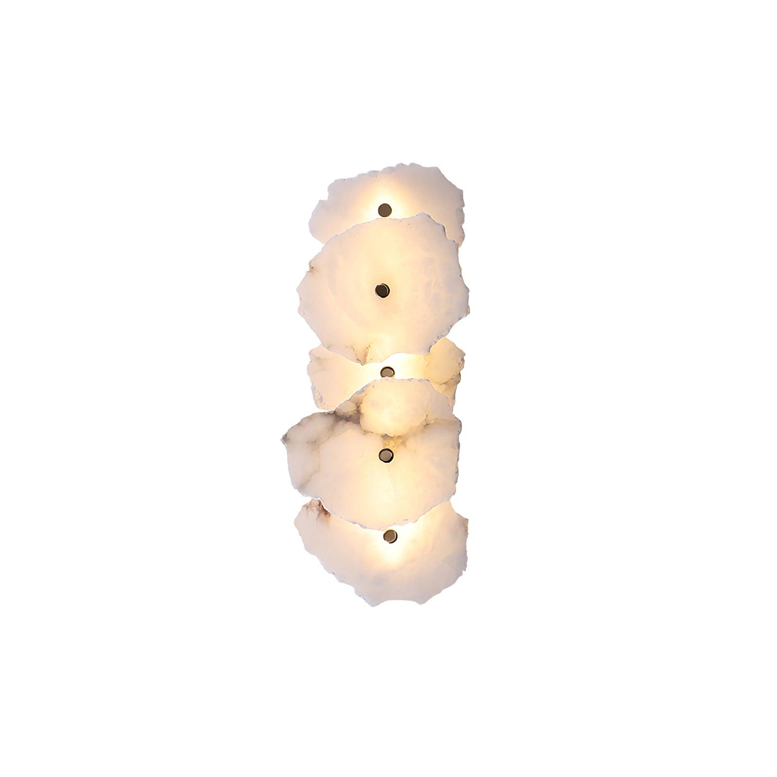 Wren Alabaster Flower Wall Sconce