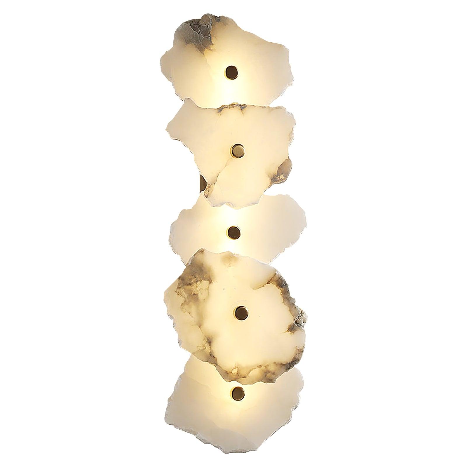 Wren Alabaster Flower Wall Sconce