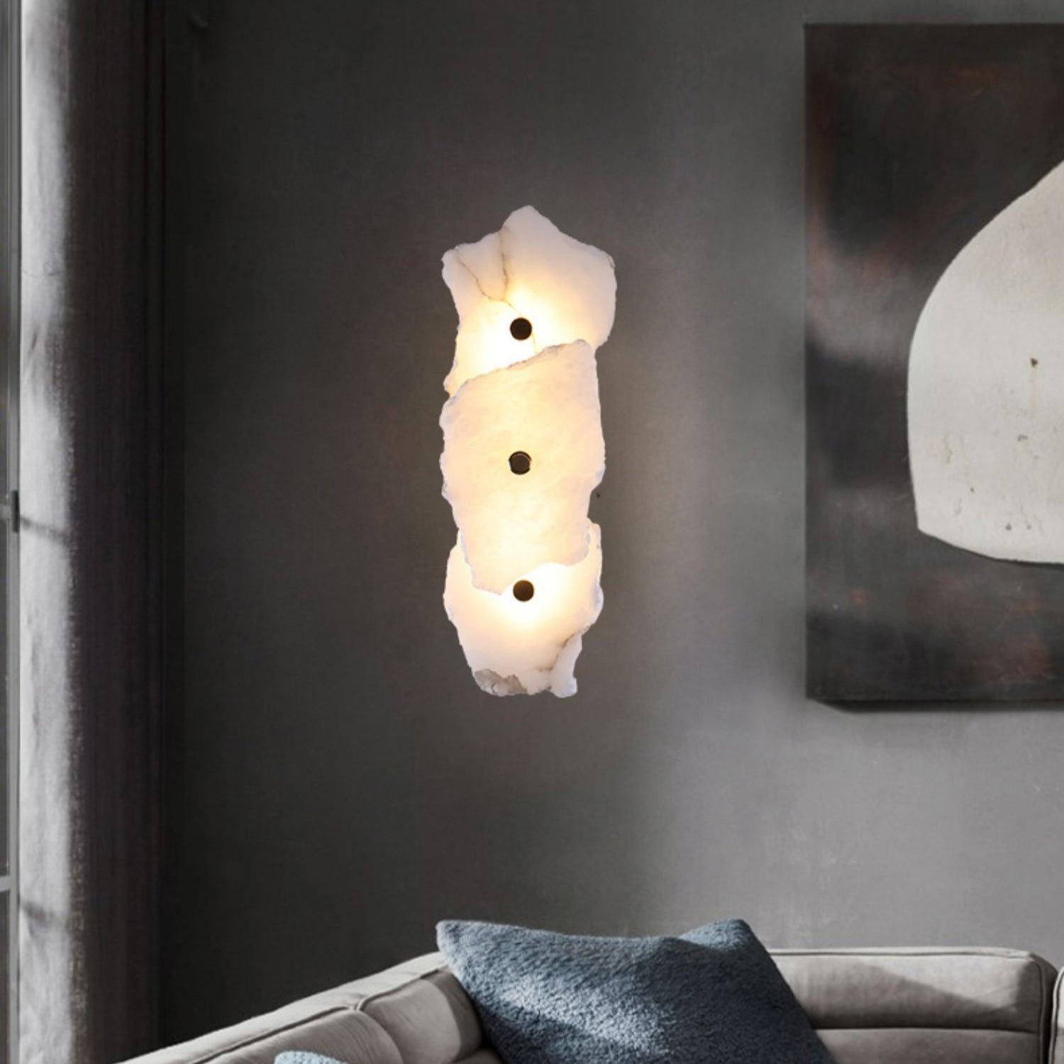 Wren Alabaster Flower Wall Sconce