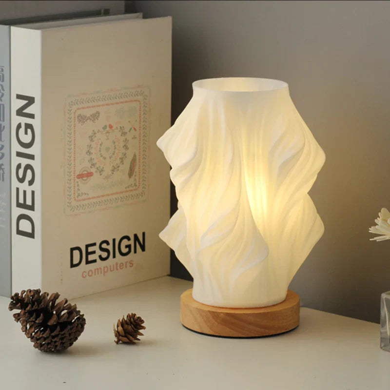 Halo Wavecrest Sculptural Table Lamp