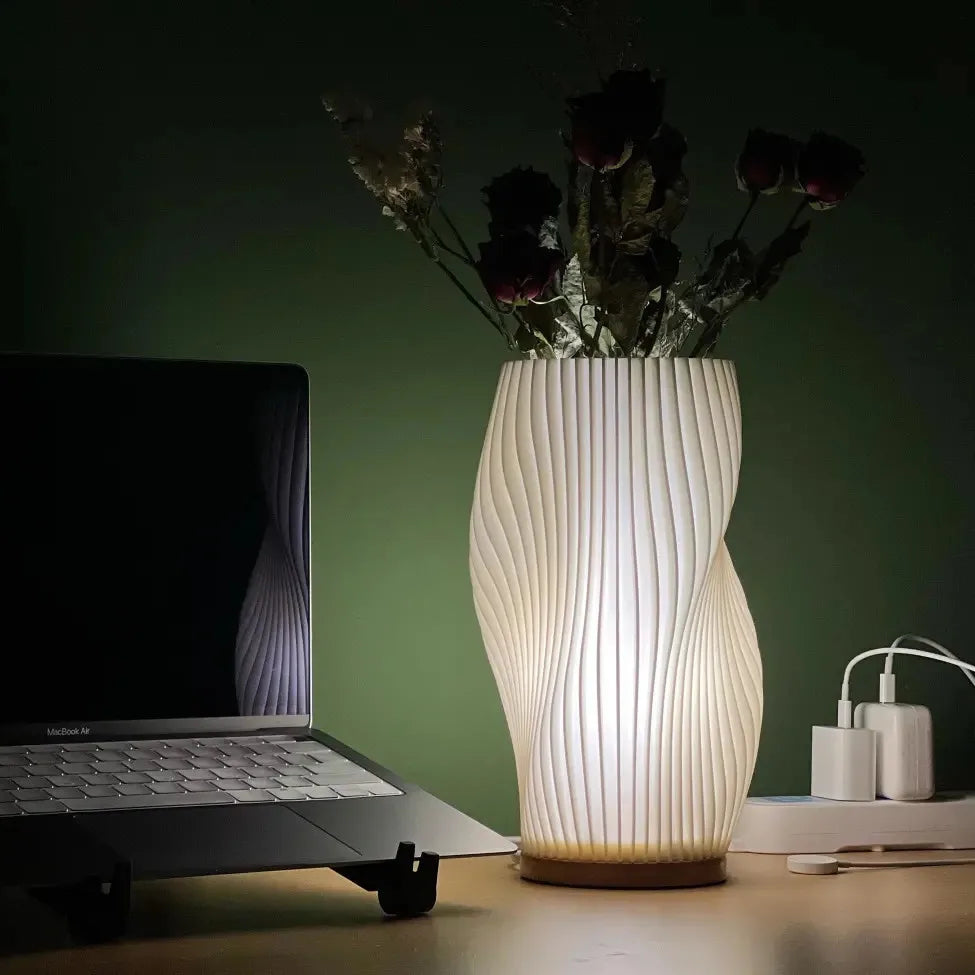 Halo Wavecrest Sculptural Table Lamp
