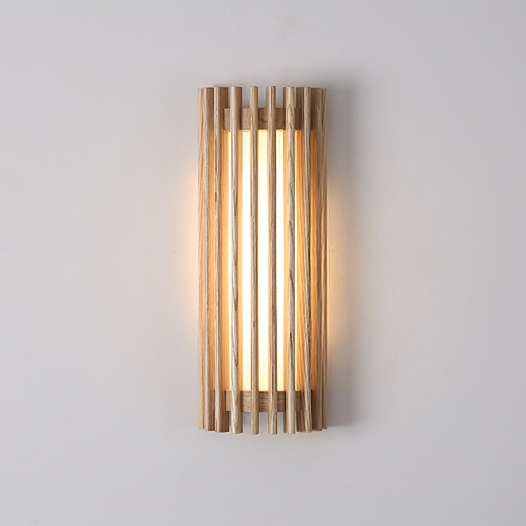 Wren Nordic Wood Wall Acrylic Sconce
