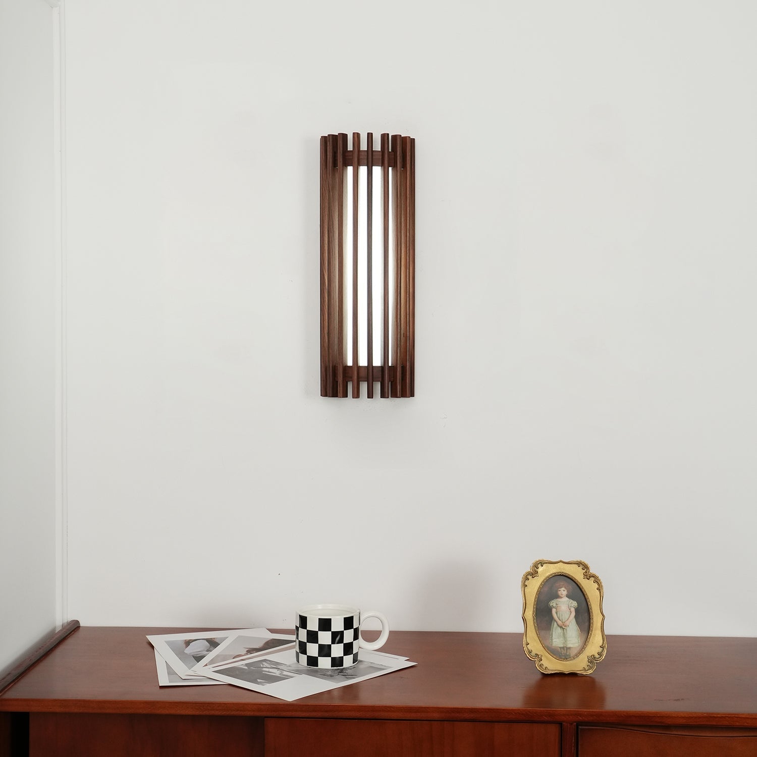 Wren Nordic Wood Wall Acrylic Sconce