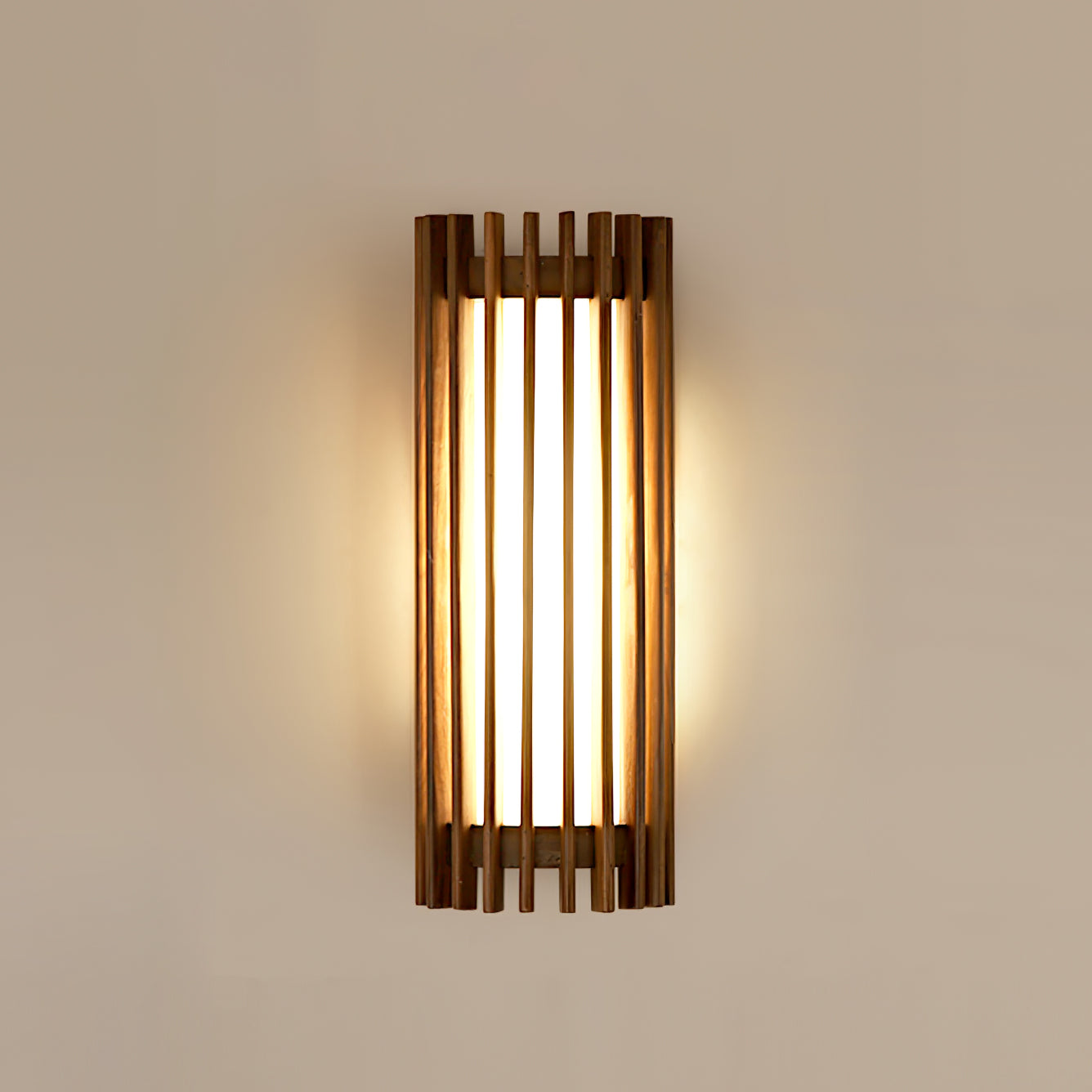 Wren Nordic Wood Wall Acrylic Sconce