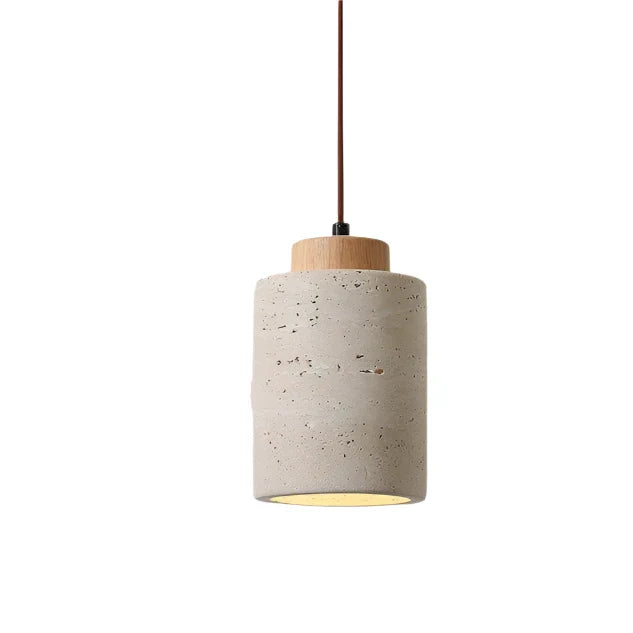Aurora Travertine Stone Pendant Light