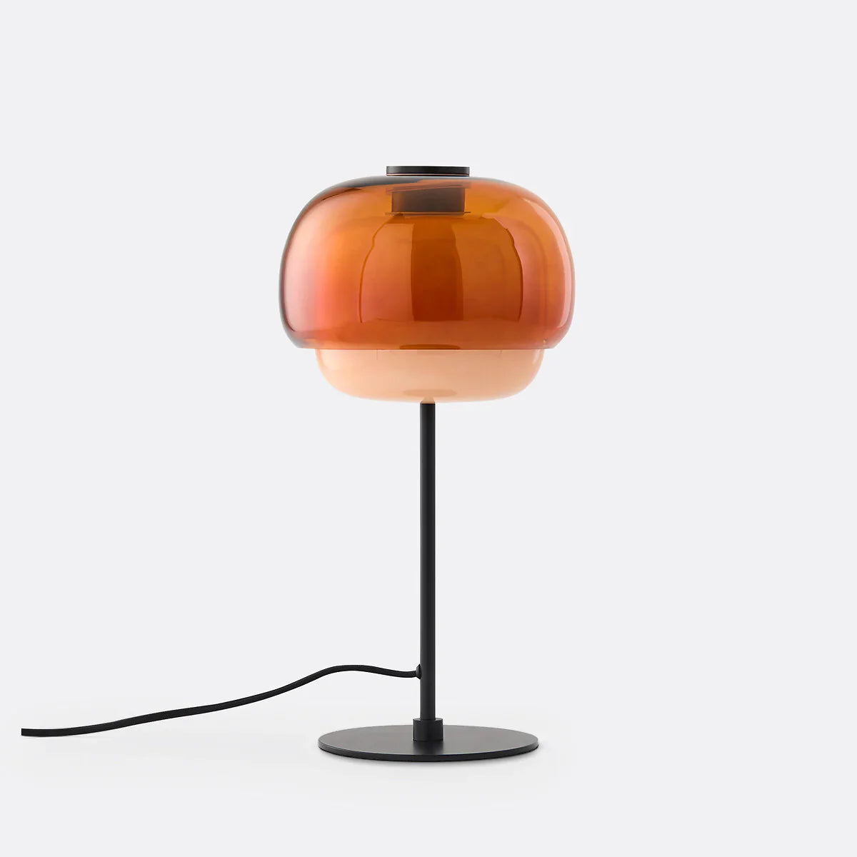 Halo Double Dome Glass Table Lamp