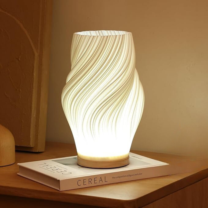 Halo Wavecrest Sculptural Table Lamp