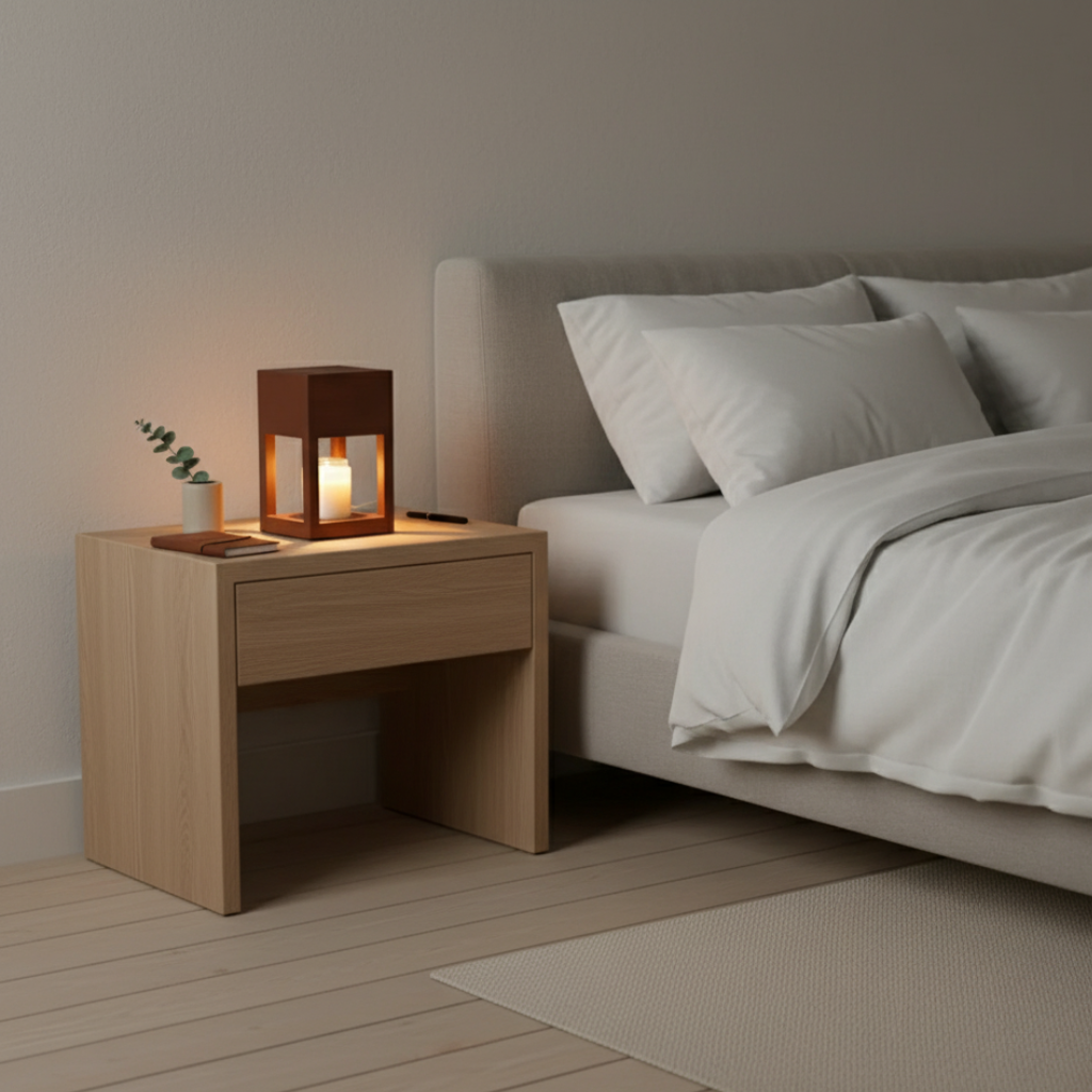 Halo Scandi Candle Warmer Table Lamp
