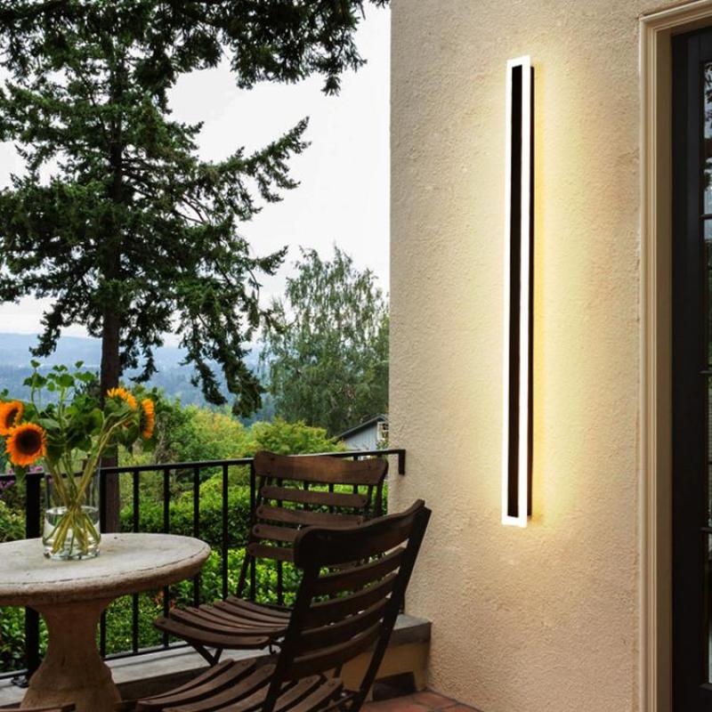 Atlas Waterfall Linear Outdoor Wall Light